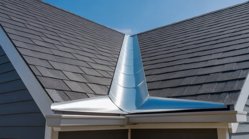The Complete Guide to Roof Flashing: Types, Installation, and Cost Breakdown 4 Valley Flashing