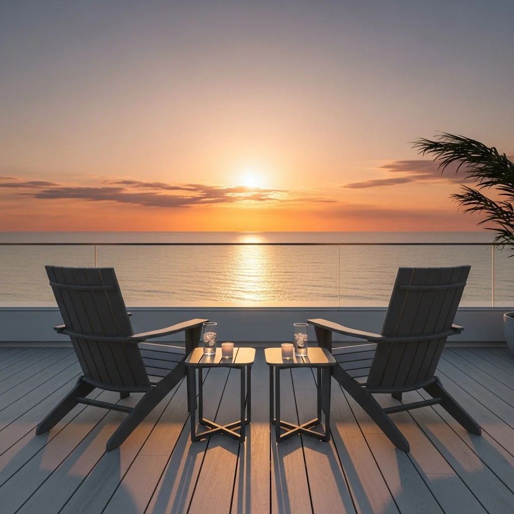 4. Modern Adirondack Chairs