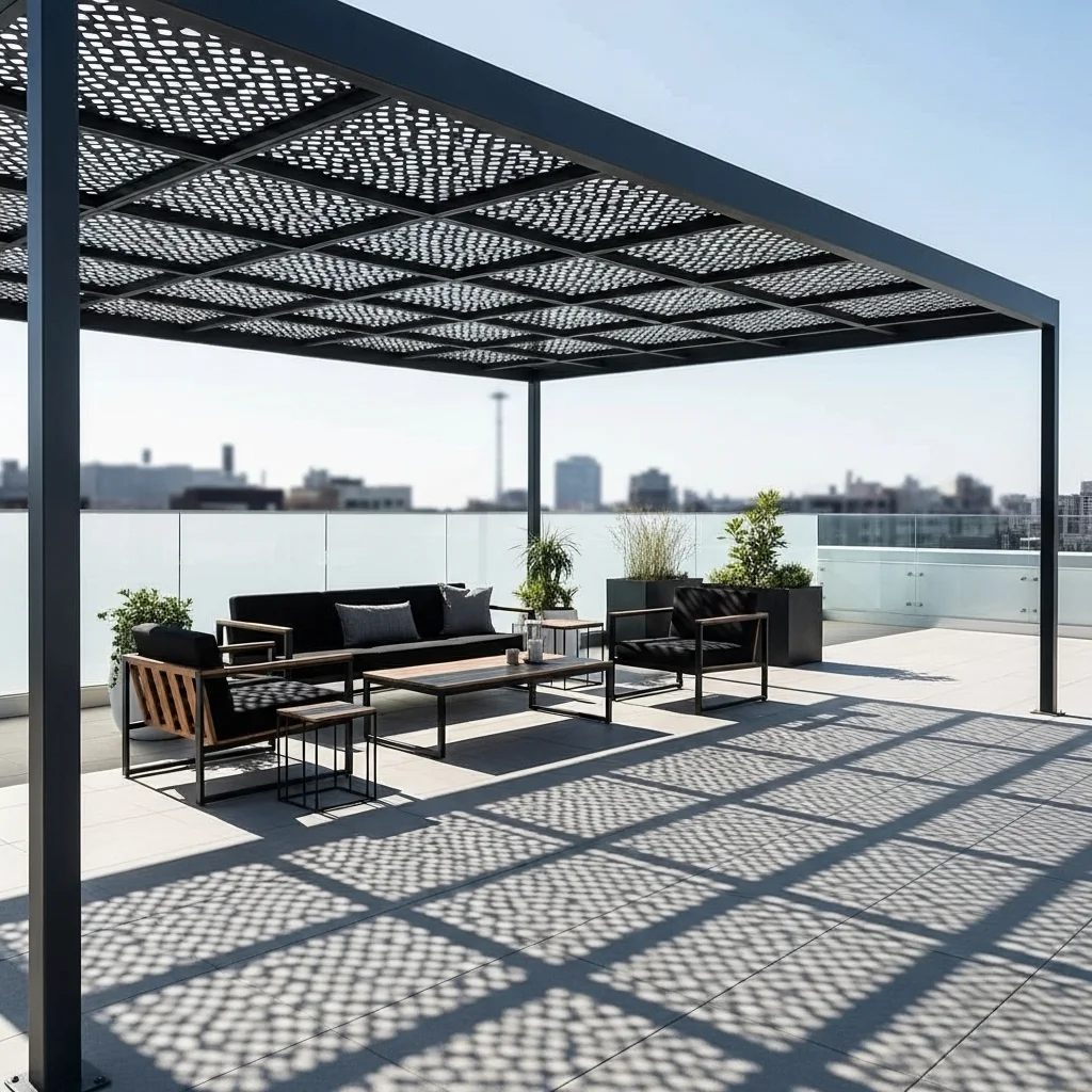 11. Perforated Aluminum Panels