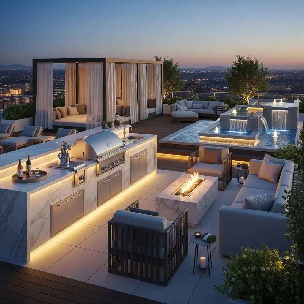 13. Resort-Style Luxury BBQ