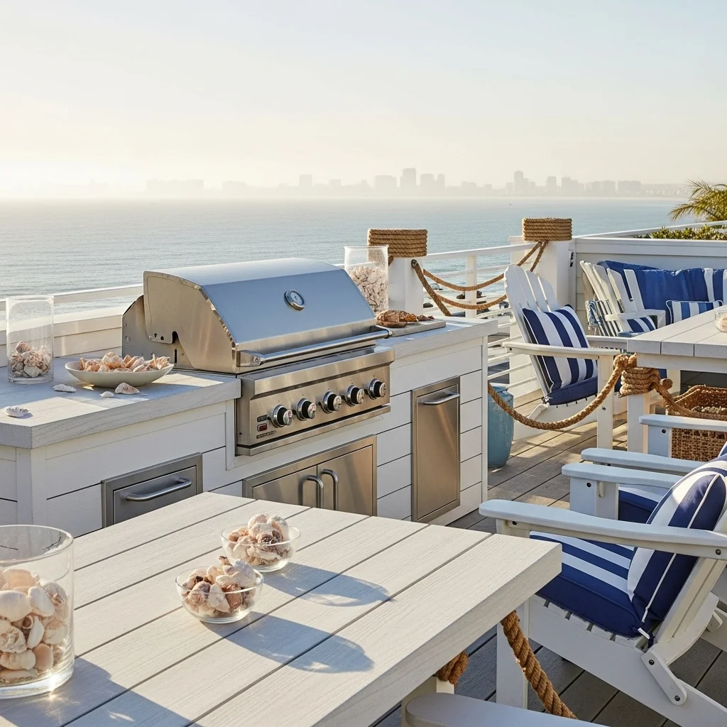 17. Seaside Escape Grill Deck