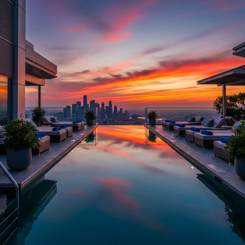 Top 21 Breathtaking Rooftop Deck Pool Inspirations 2 1. The Infinity Edge Spectacle