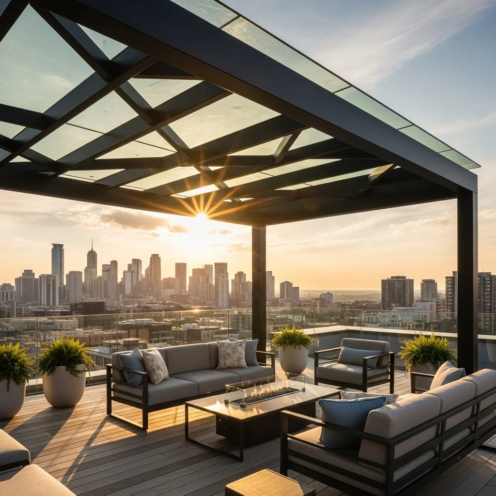15. Transparent Glass Panels