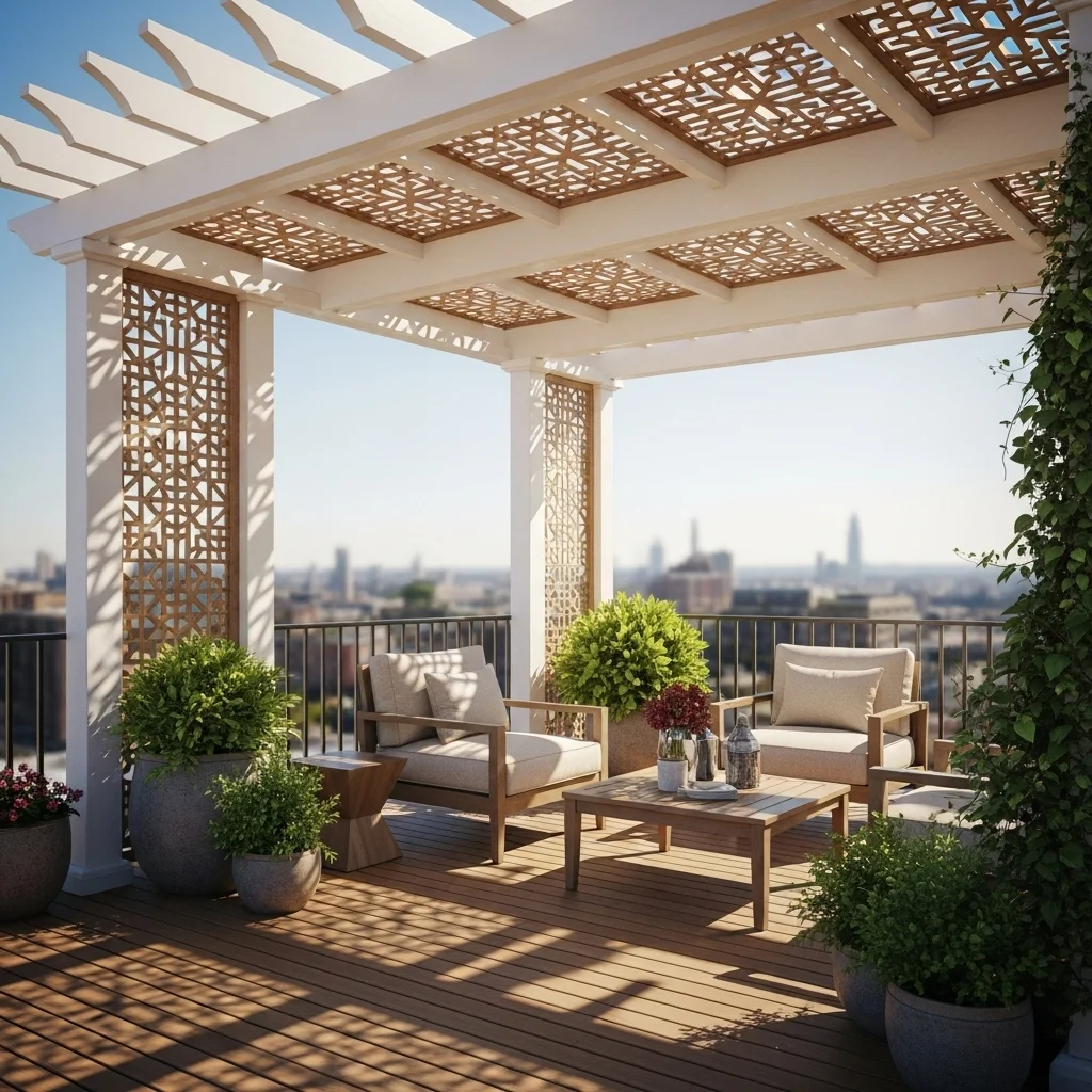 9. Wood Lattice Panels