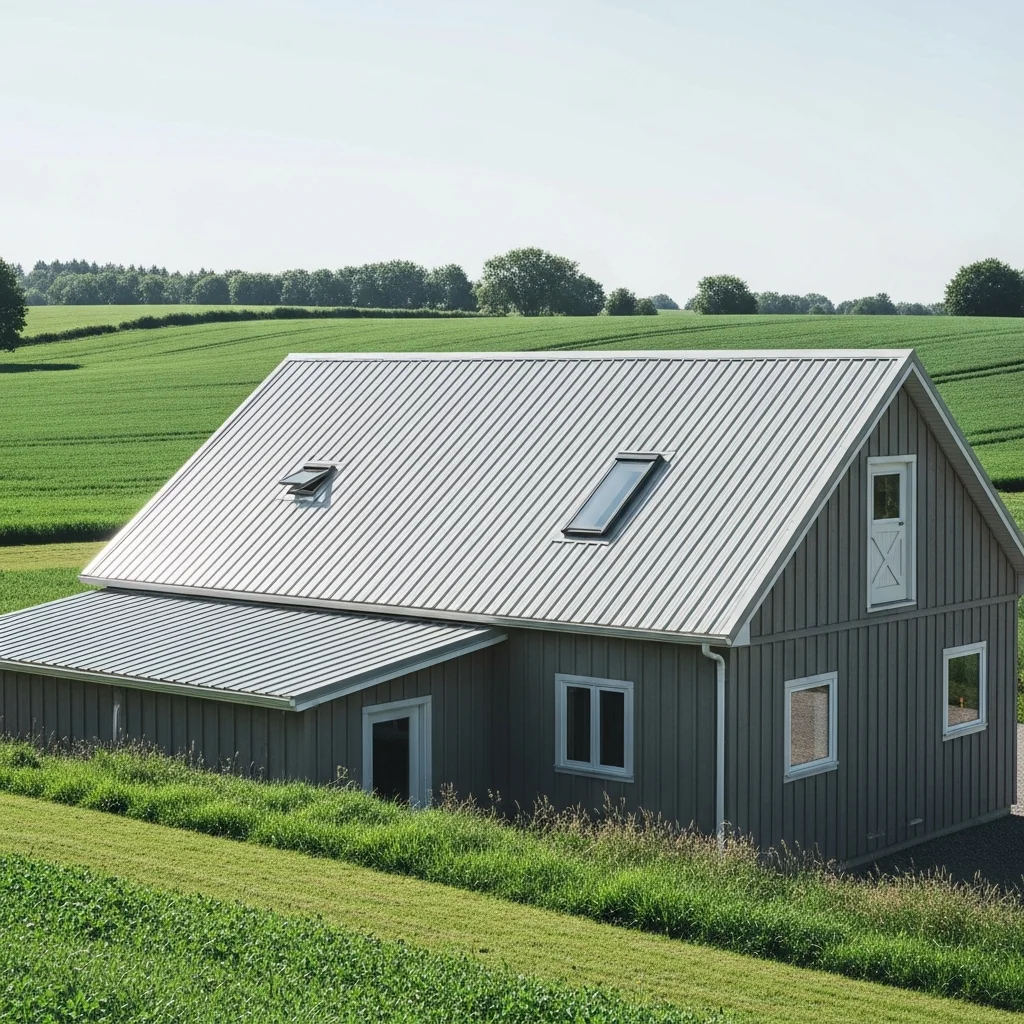 Top 23 Affordable Metal Roofing Ideas for Every Homeowner 23 22. Basic T-Panel Roofing