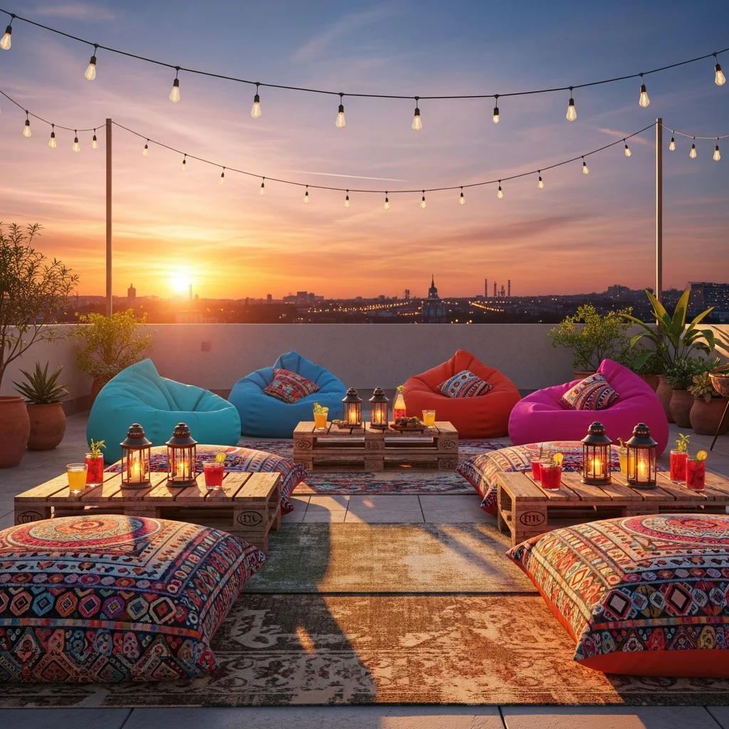 6. Bean Bags & Floor Cushions Oasis