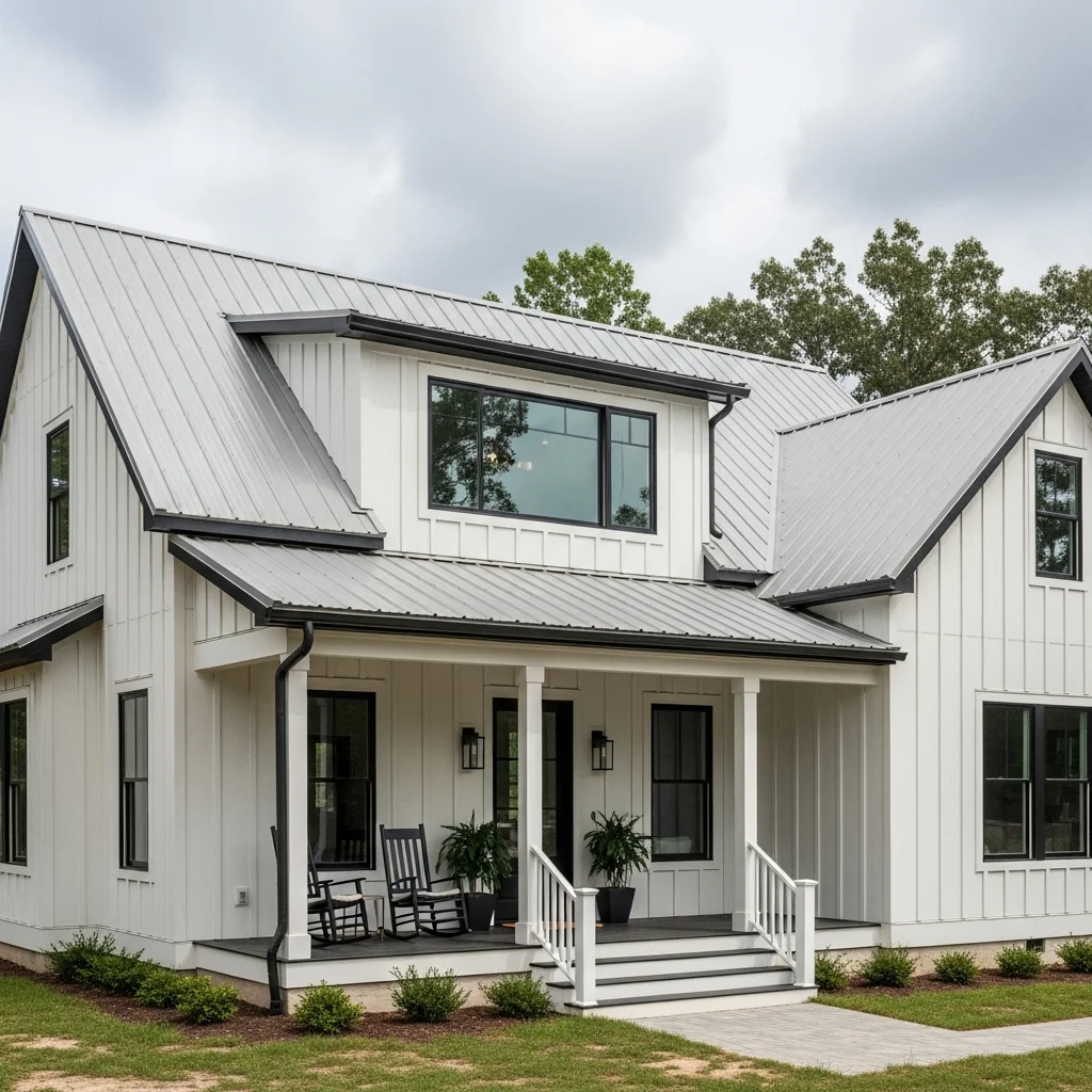 2. Bold Corrugated Contrast