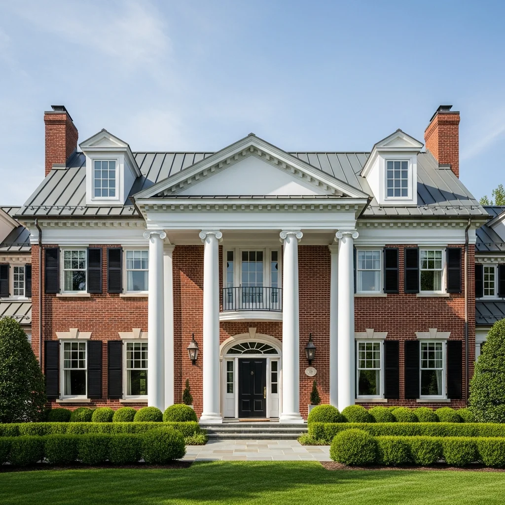 12. Colonial Home's Timeless Pewter Gray Charm