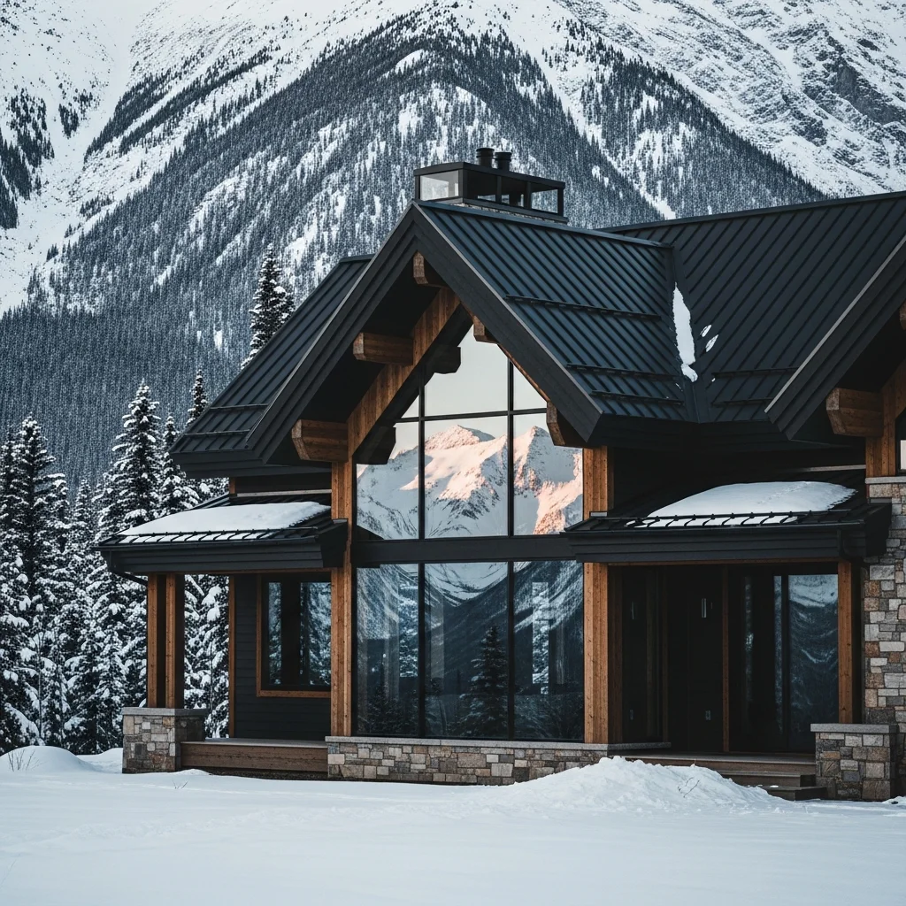 13. Contemporary Mountain Retreat