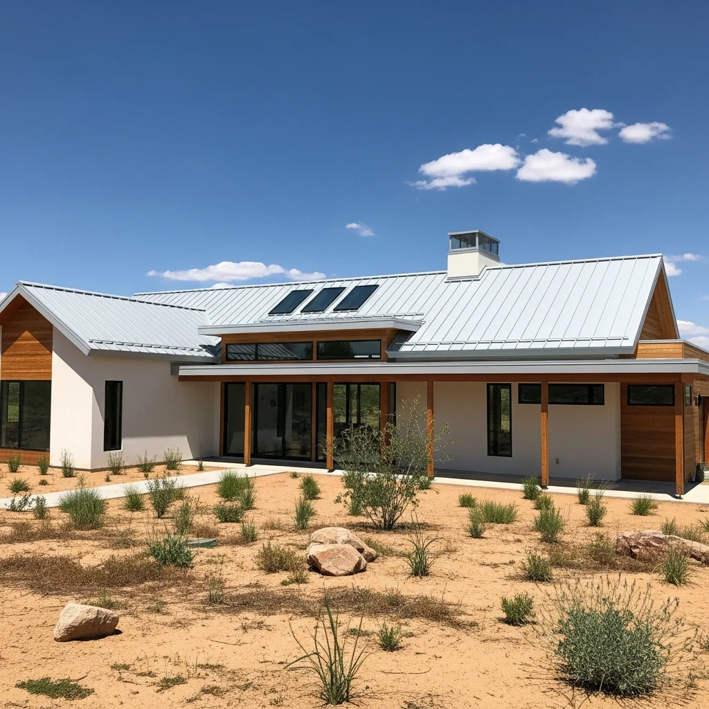 Top 23 Affordable Metal Roofing Ideas for Every Homeowner 15 14. Cool White Metal Roofing