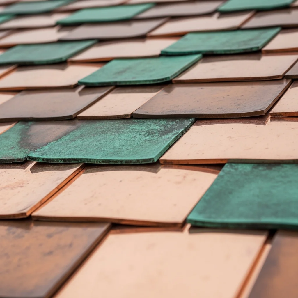 15. Copper Shingles/Tiles