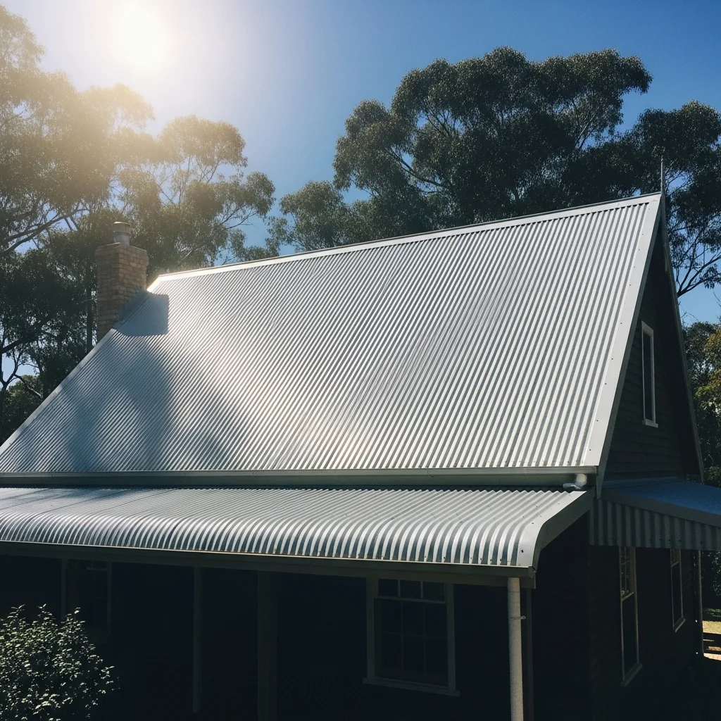 Top 23 Affordable Metal Roofing Ideas for Every Homeowner 2 1. Corrugated Galvanized Steel