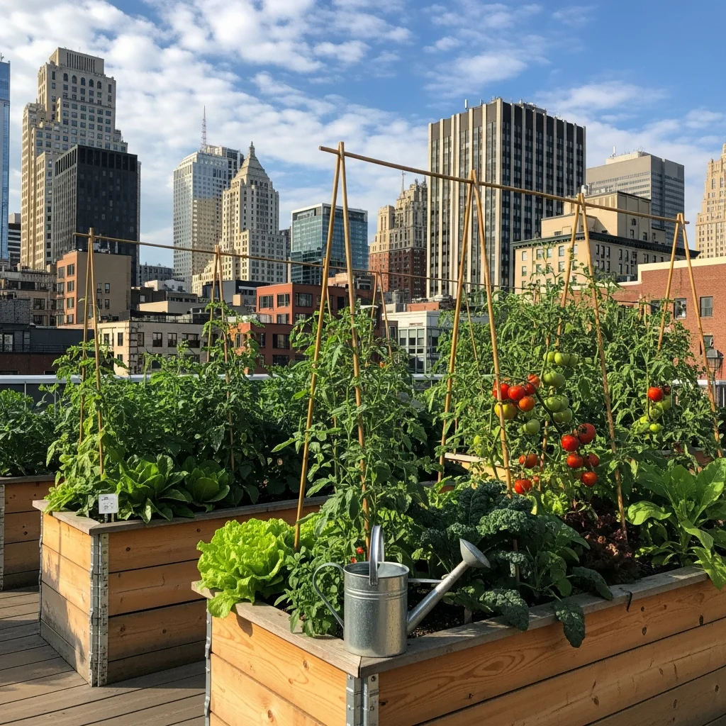 4. Edible Rooftop Farm