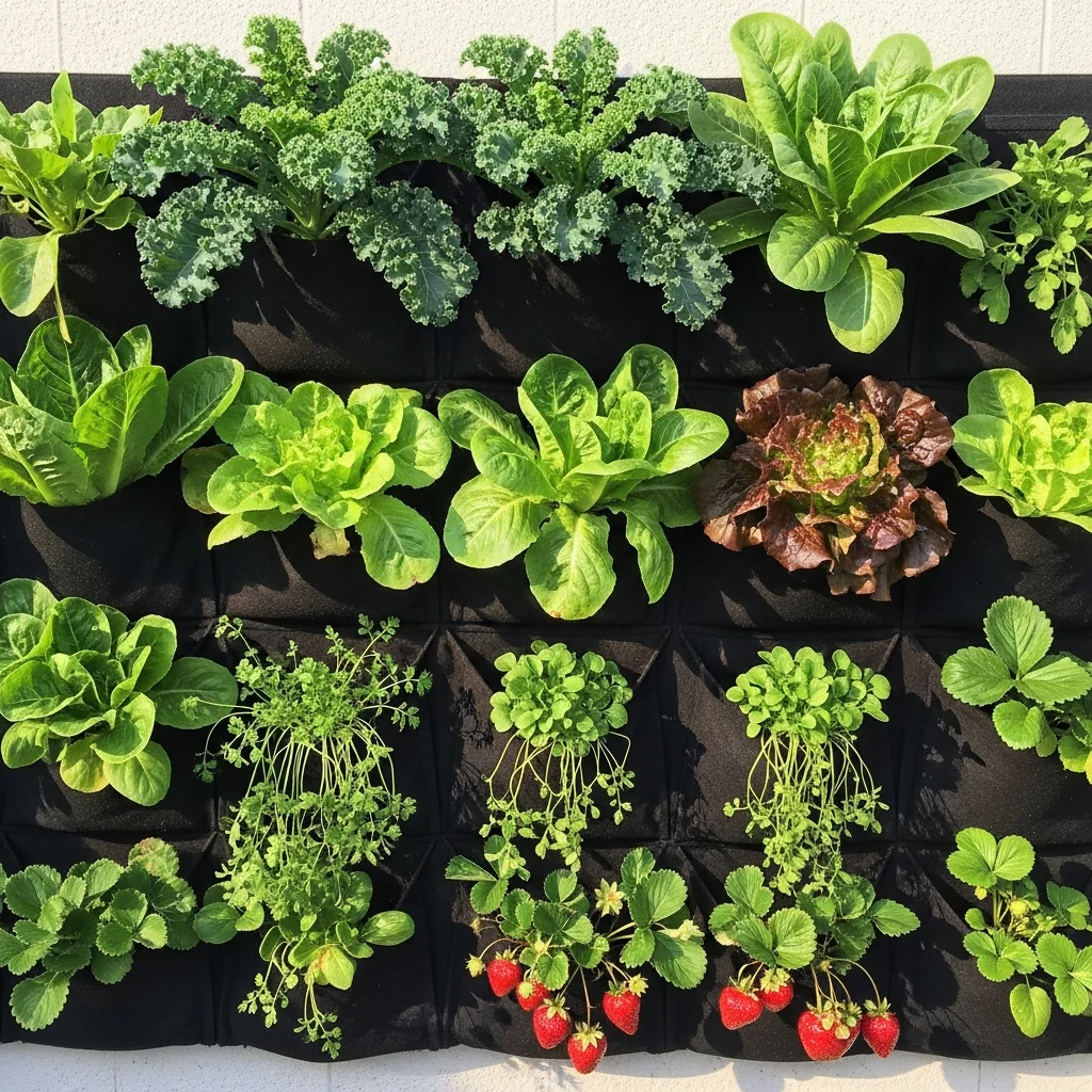 21. Edible Wall Gardens (Pocket Planters)