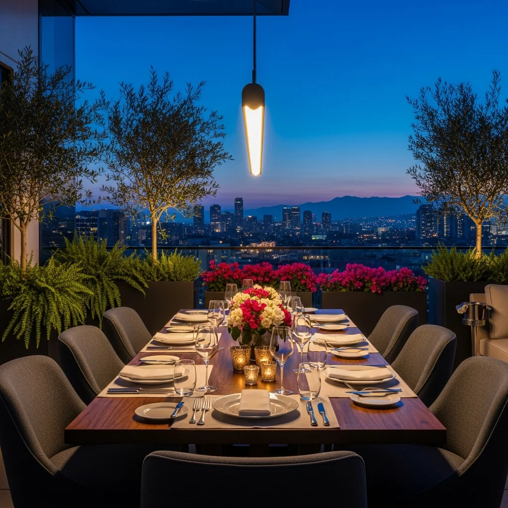 10. Elegant Dining Al Fresco