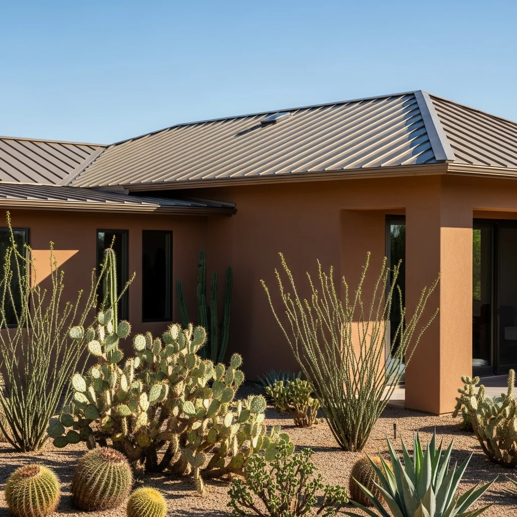 13. Energy-Efficient Desert Home Oasis