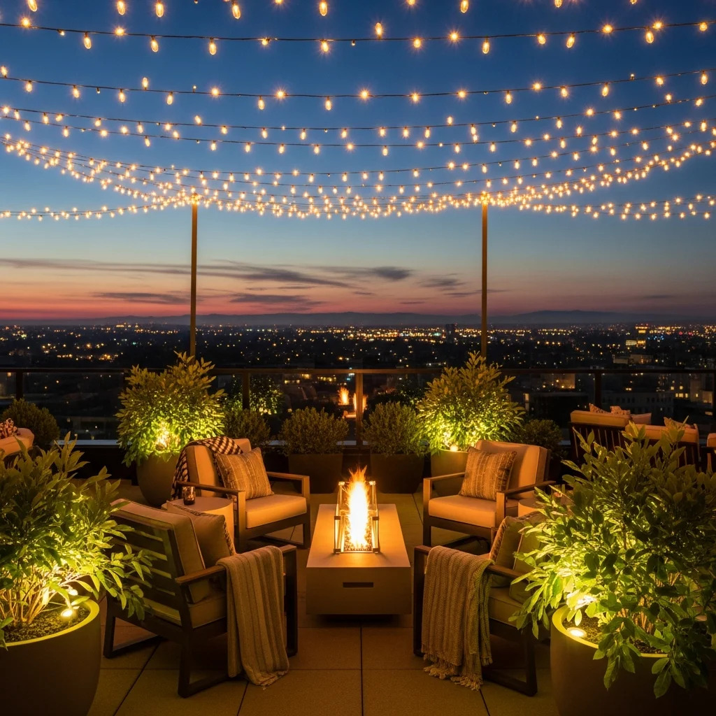 17. Evening Enchantment Rooftop