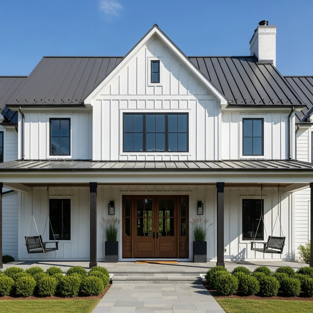 11. Farmhouse Modern Twist