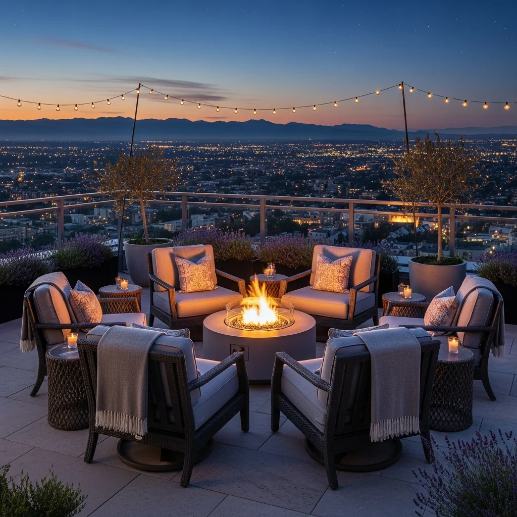 4. Fire Pit Seating Circle