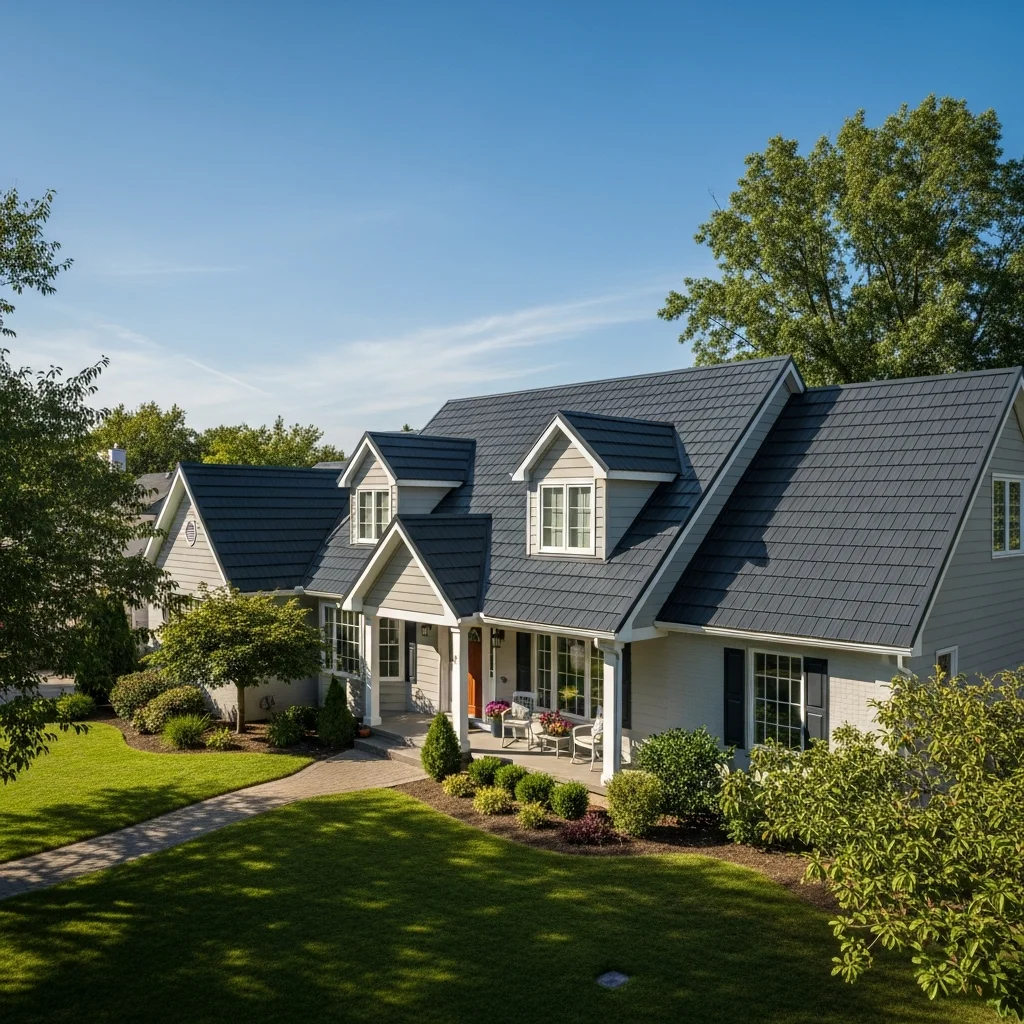Top 23 Affordable Metal Roofing Ideas for Every Homeowner 21 20. Galvanized Steel Shingles