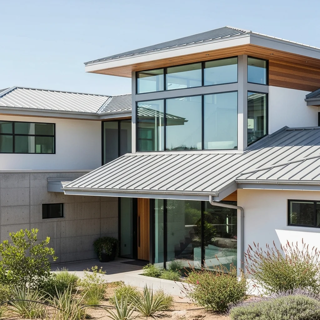 Top 23 Affordable Metal Roofing Ideas for Every Homeowner 7 6. Light Gauge Standing Seam
