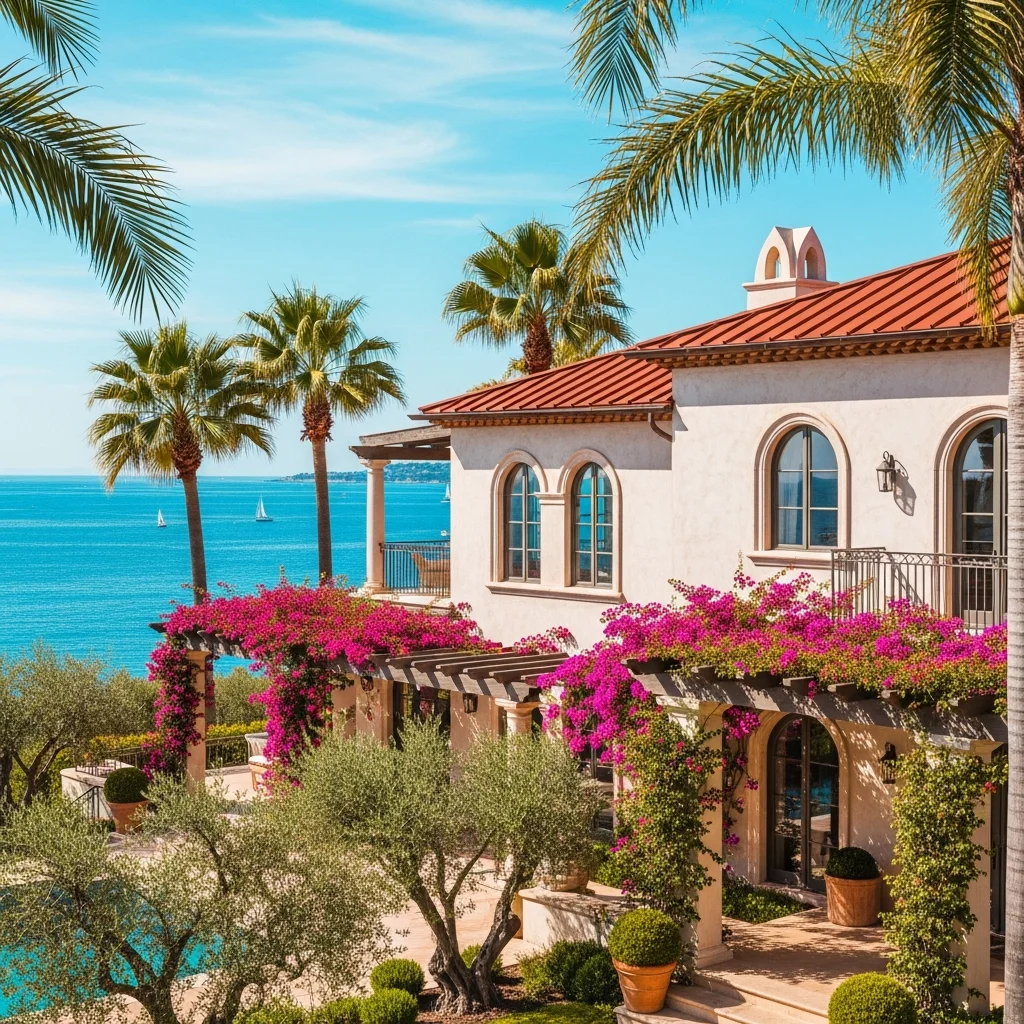 4. Mediterranean Villa with Terracotta-Look Metal Tile