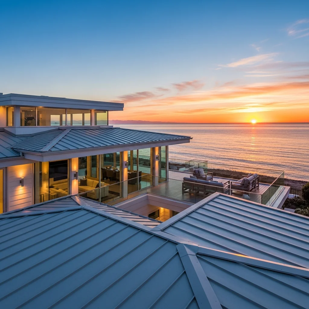 15. Panoramic View Home with Metal Roof Deck Access