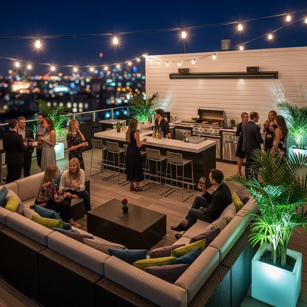 13. Party Deck Paradise Rooftop