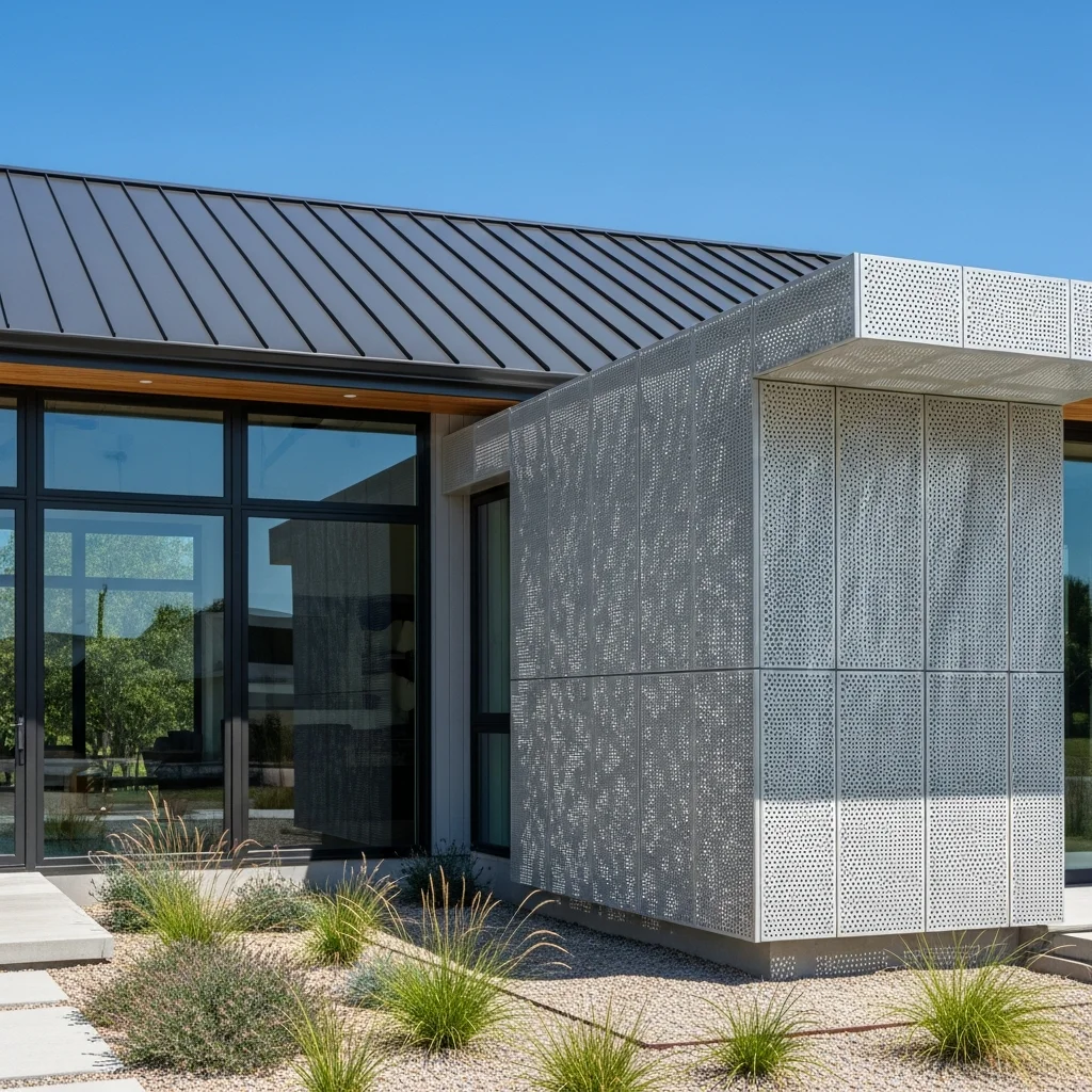 17. Perforated Metal Accents