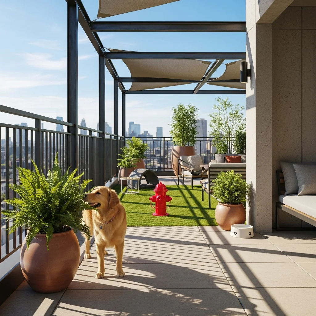 23. Pet-Friendly Patch Rooftop