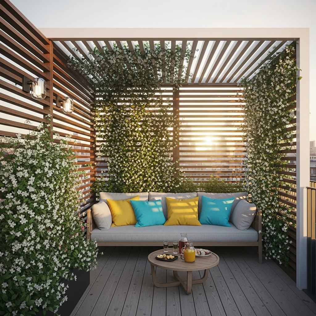 9. Privacy Screens/Pergola