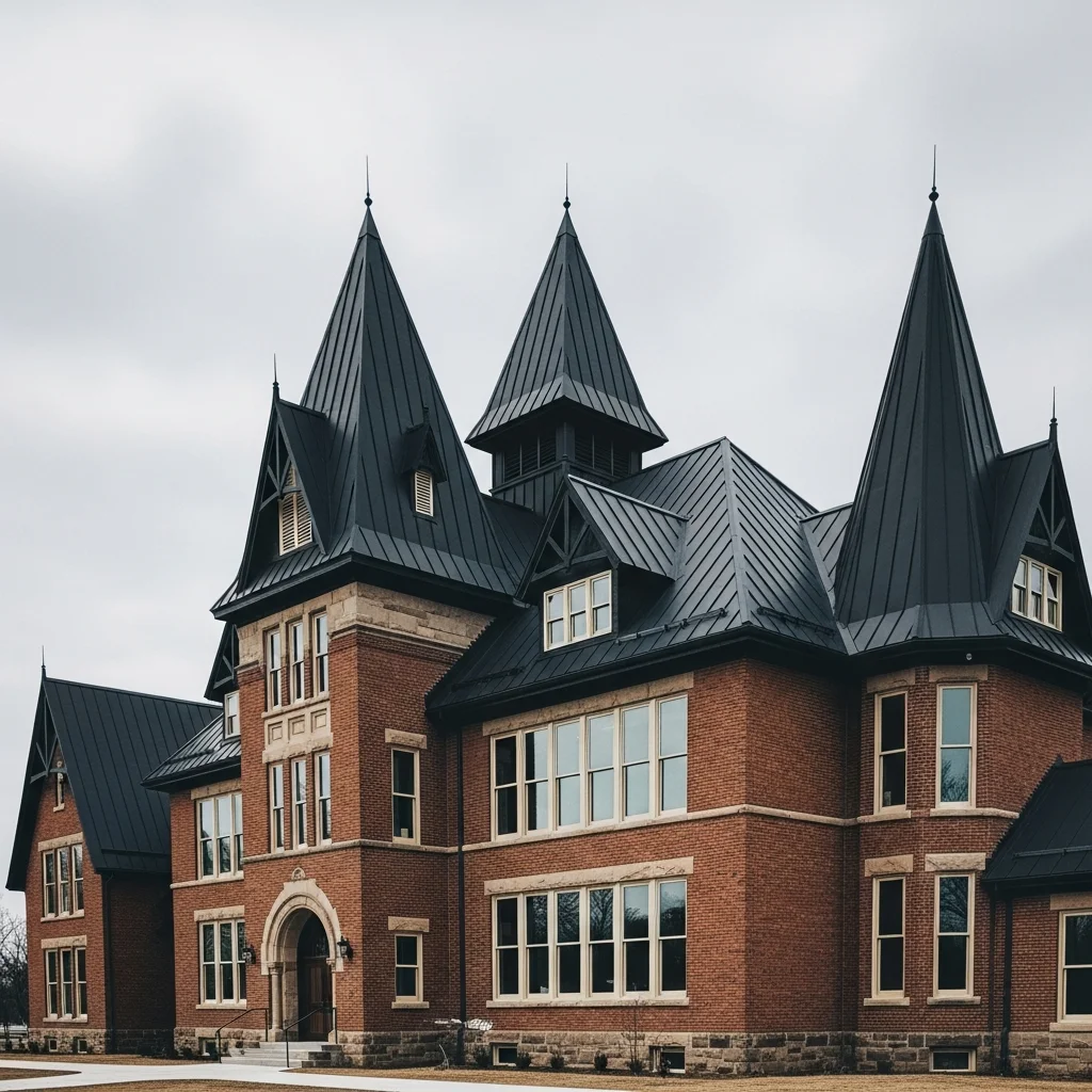 17. Schoolhouse Conversion: Architectural Black Iron