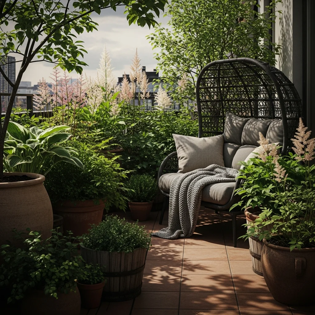 11. Shady Perennial Garden