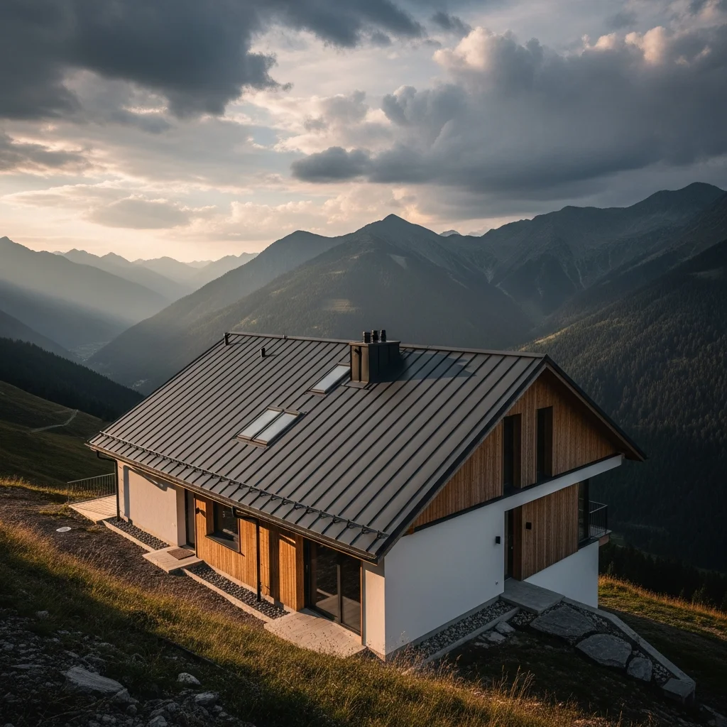 7. Sloping Roofline Elegance