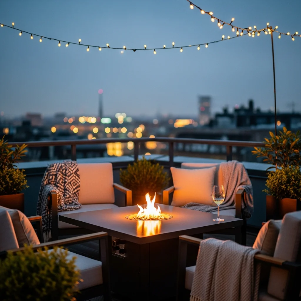 11. Small Fire Pit Table