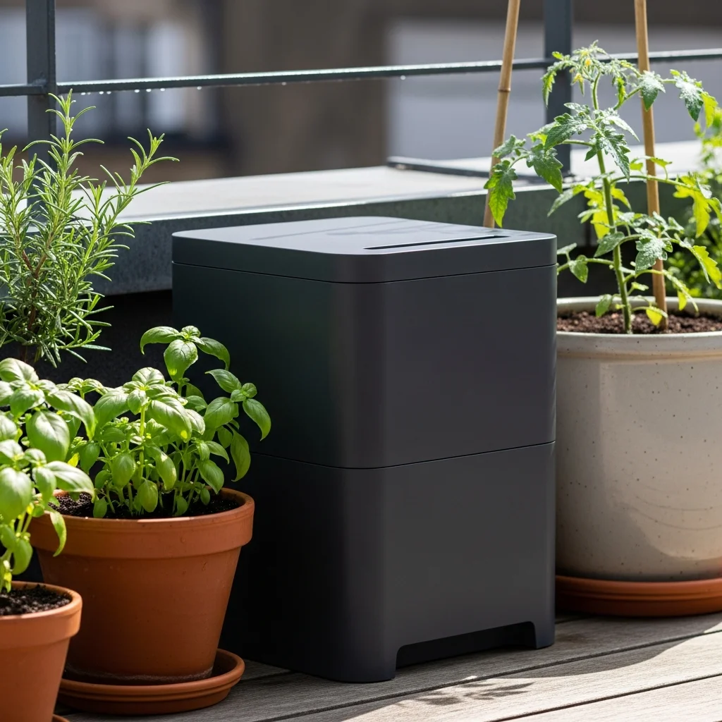 Top 17 Rooftop Garden Design Ideas for small Spaces! 15 15. Space-Saving Composting Solutions