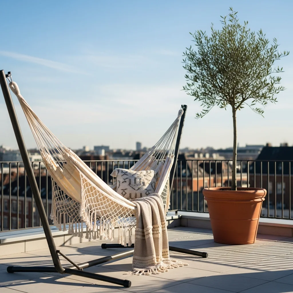 7. Standalone Hammock with Stand