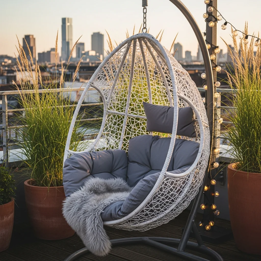 3. Suspended Egg/Pod Chair Nook
