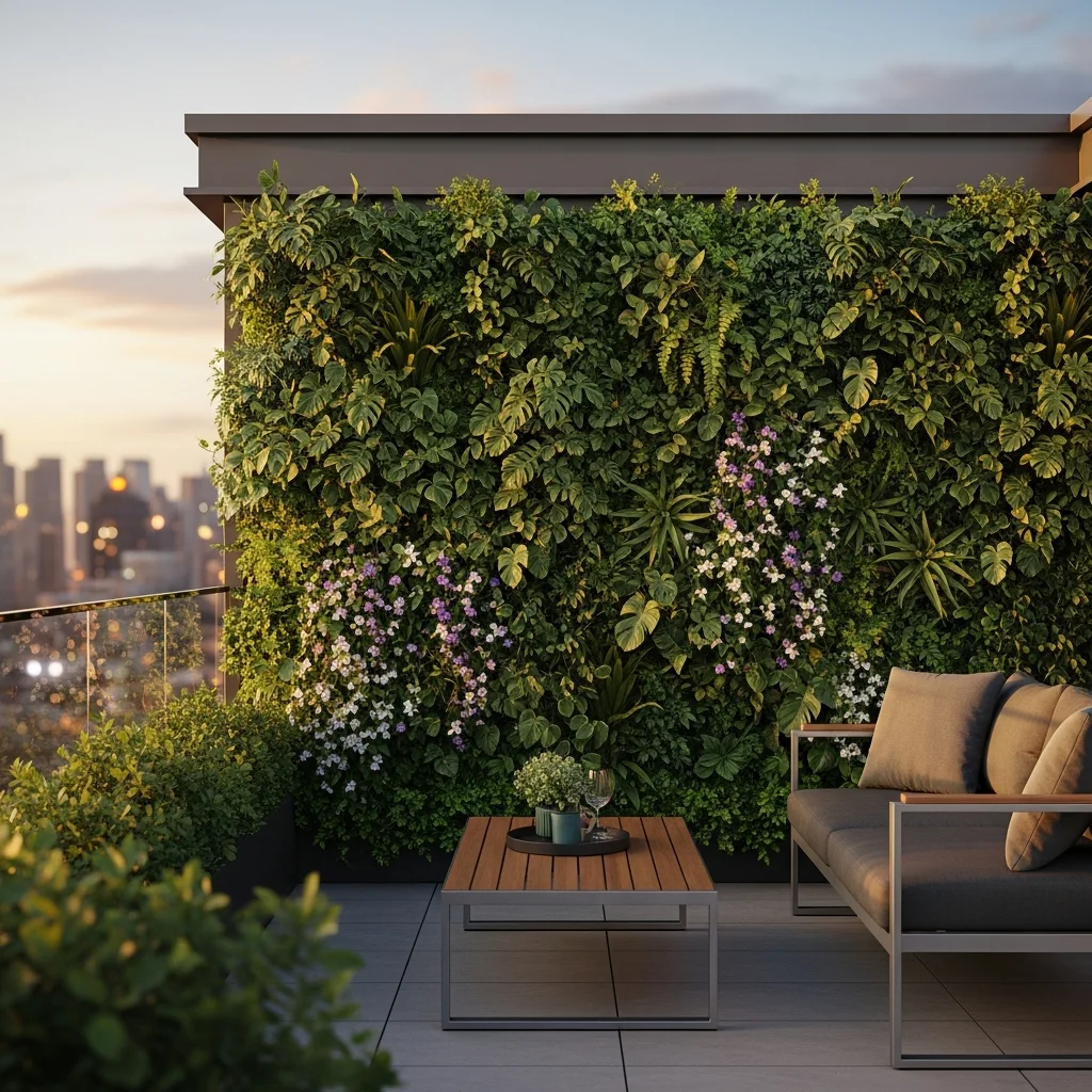 1. The Vertical Garden Oasis