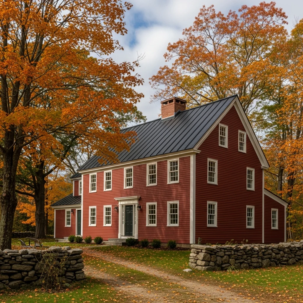19. Traditional Saltbox Design