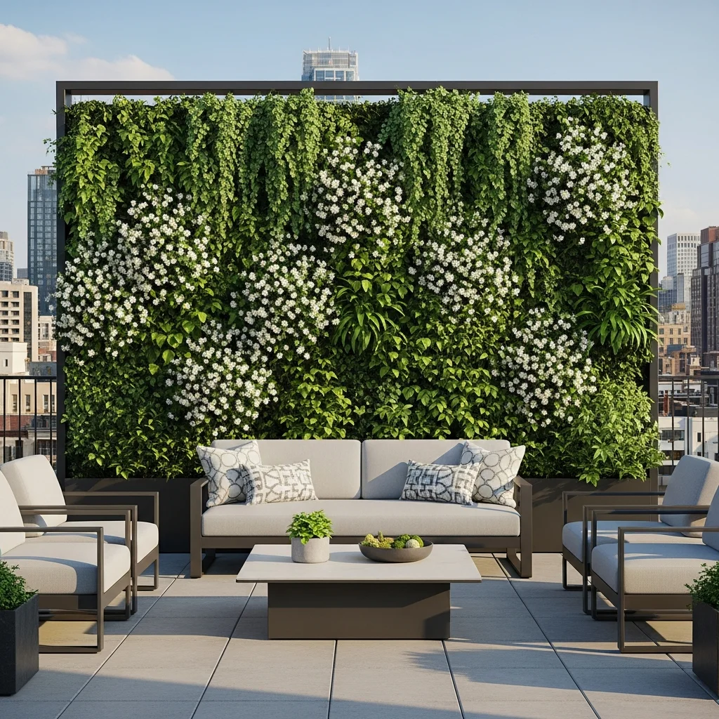 16. Vertical Planter Screens (Privacy/Decoration)