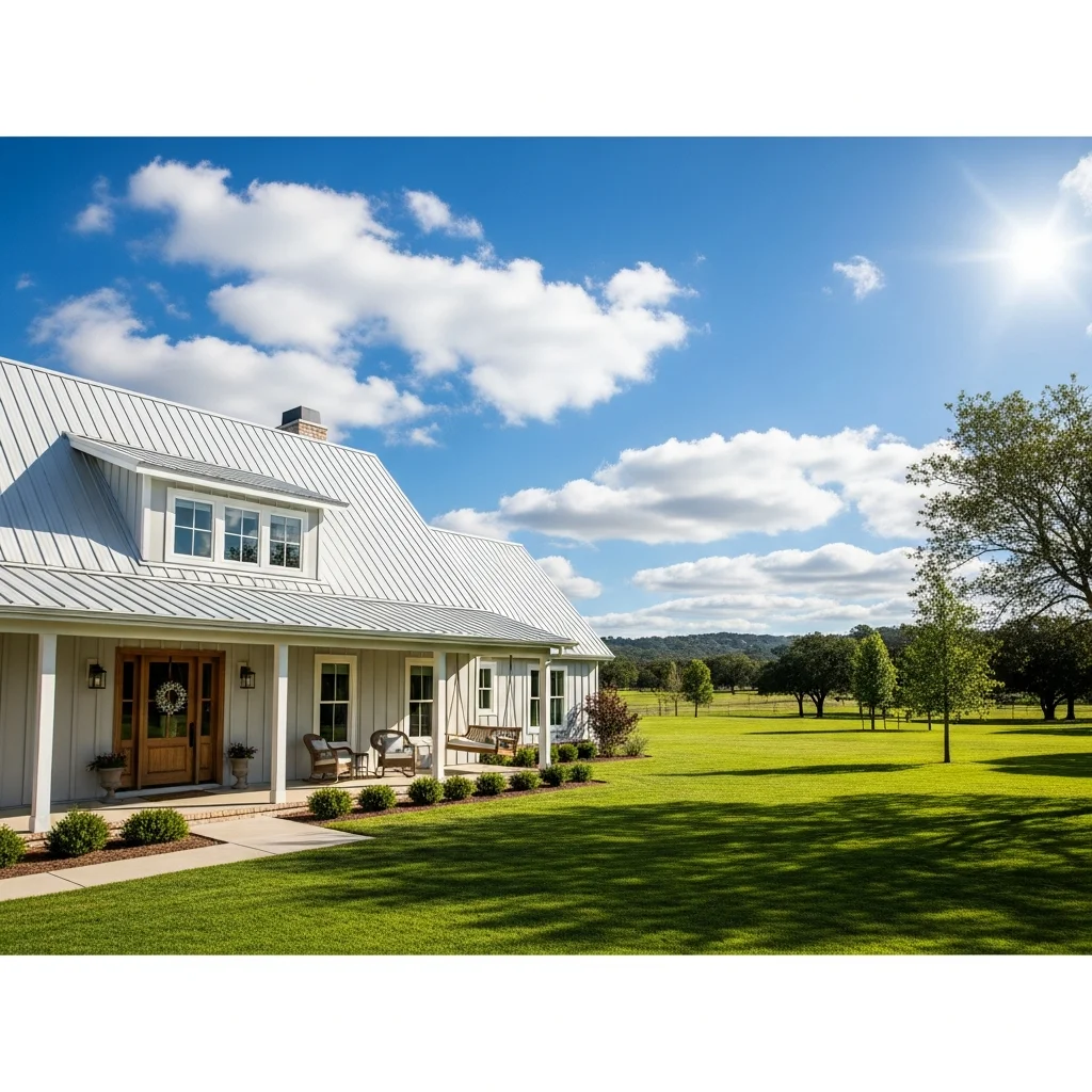 Top 23 Affordable Metal Roofing Ideas for Every Homeowner 12 11. Vertical Rib Panels (Ag-Panel Style)