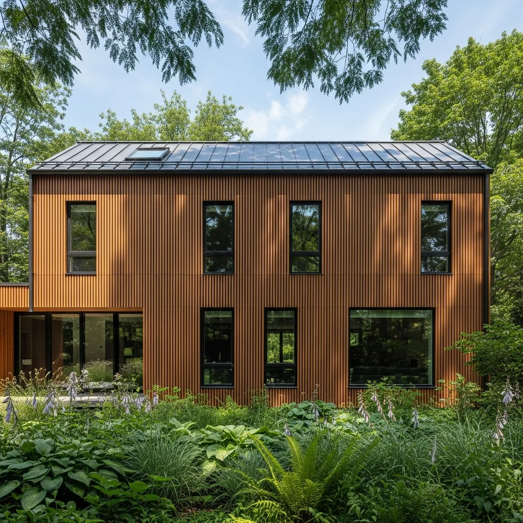 12. Vertical Slat Facade