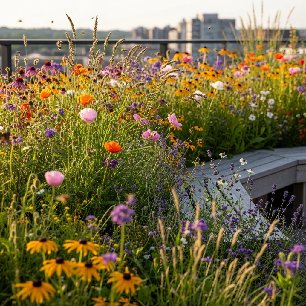 19. Wildflower Whimsy Rooftop