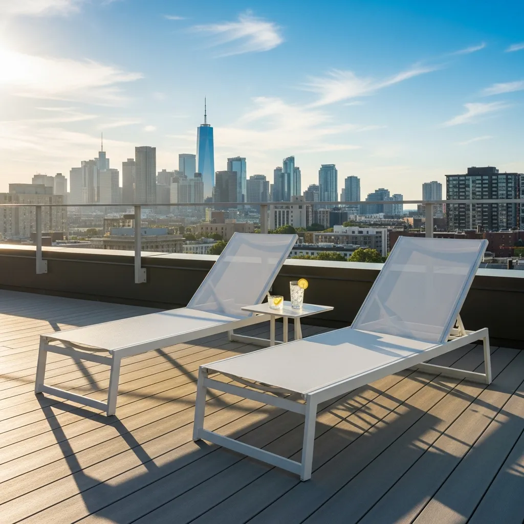 3. Adjustable Chaise Loungers