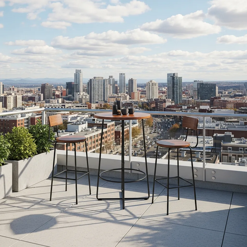 5. Bar-Height Bistro Set