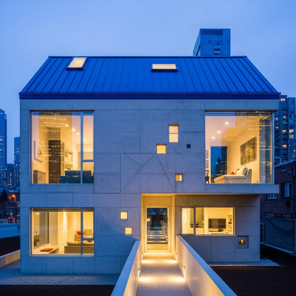 20. Cobalt Blue Metal Roof
