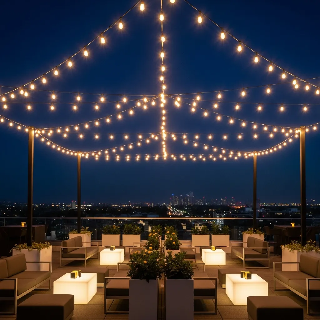 5. Commercial-Grade LED String Lights