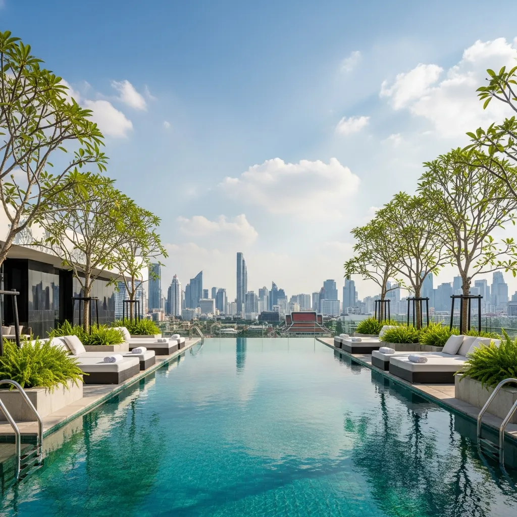 Top 19 Rooftop Pool Decks Around the World You Need to See! 16 15. COMO Metropolitan Bangkok, Thailand