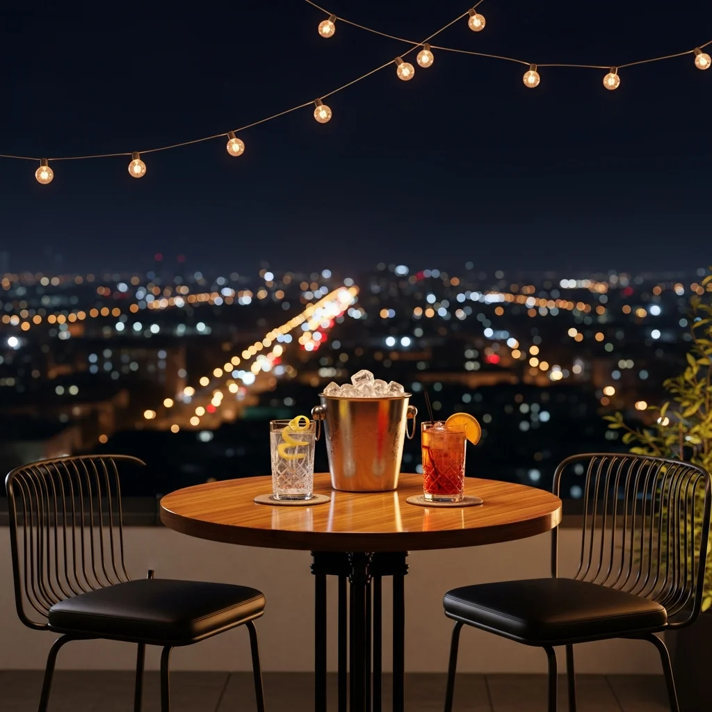 15. Compact Cocktail Corner